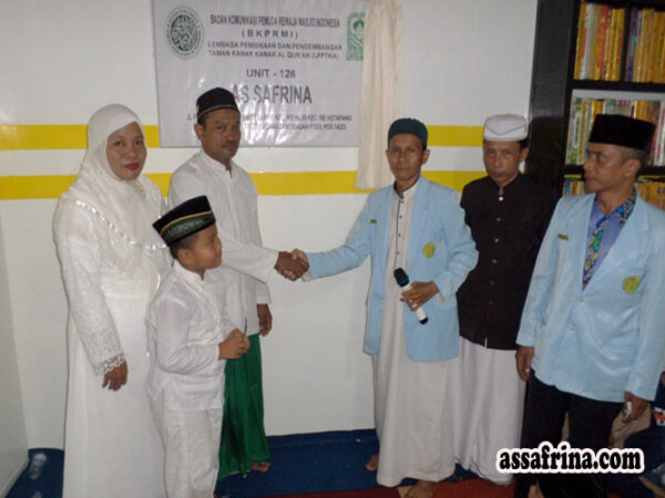 Peresmian TPQ As Safrina Sampit