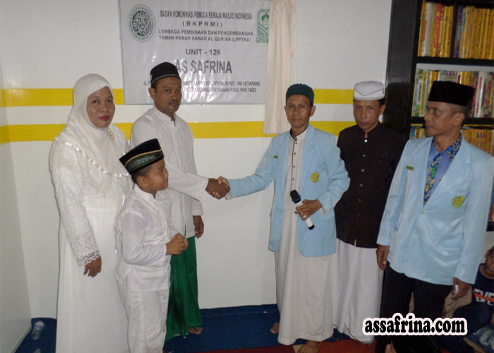 Peresmian TPQ As Safrina Sampit