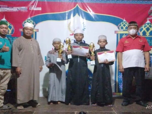 Atsil Daim Awwibi Sabet Peringkat Terbaik 2 Tahfiz di MTQ DPC PWRI Kotim