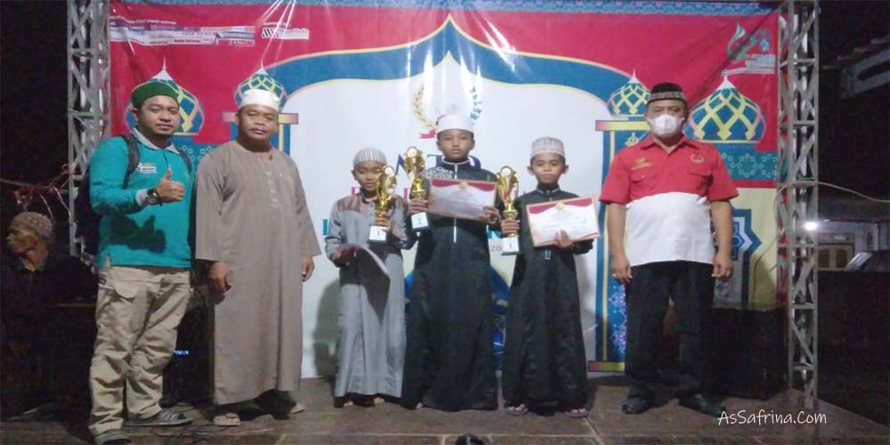 Atsil Daim Awwibi Sabet Peringkat Terbaik 2 Tahfiz di MTQ DPC PWRI Kotim