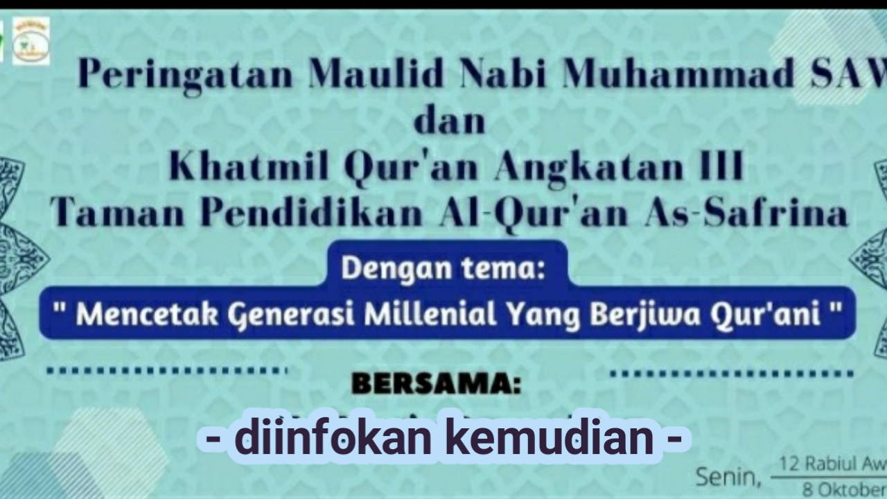 Khatam Alquran Angkatan III