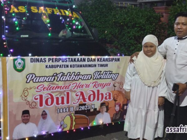 TPQ As Safrina Ramaikan Takbir Keliling