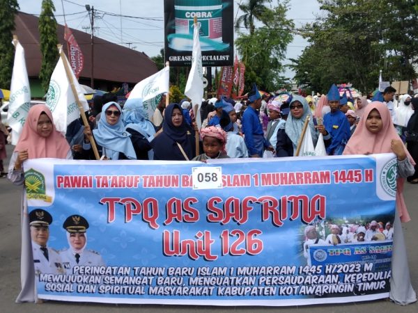 As Safrina Turut Ramaikan Pawai Ta'aruf 1 Muharram 1445 H