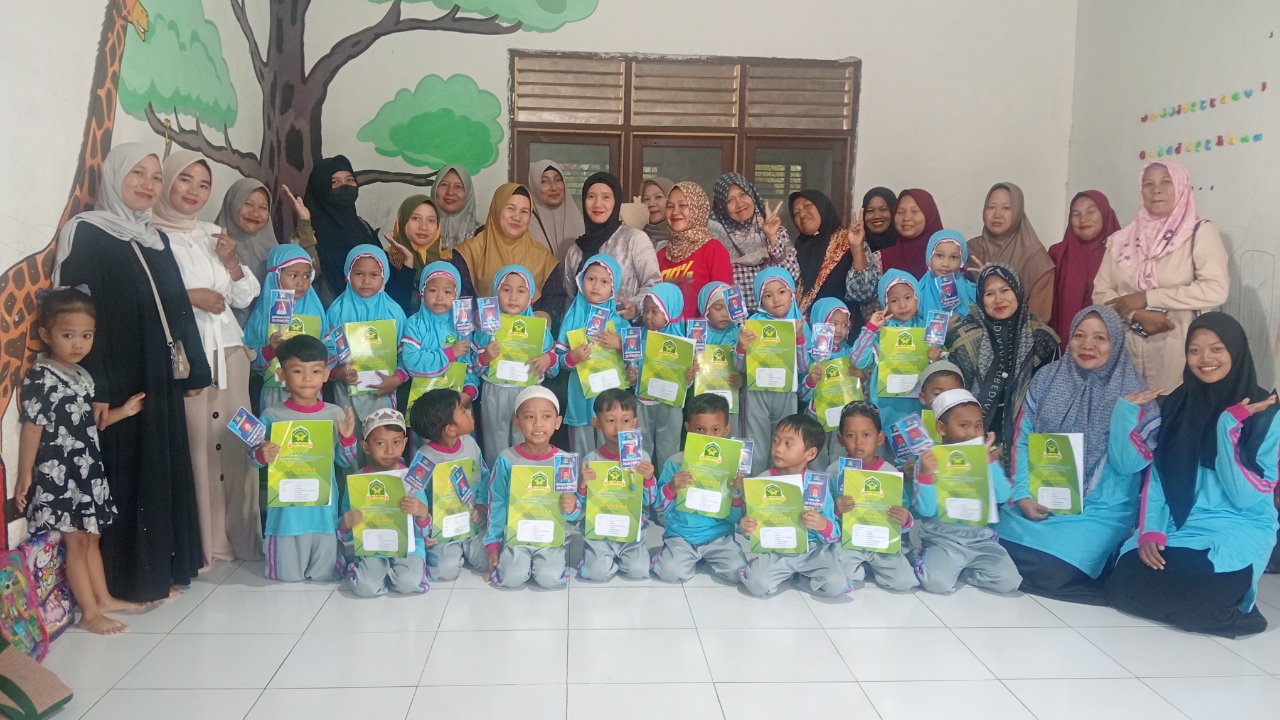 Wajah Ceria Siswa RA As Safrina Warnai Pembagian Rapor Semester 1 Tahun Ajaran 2025/2026