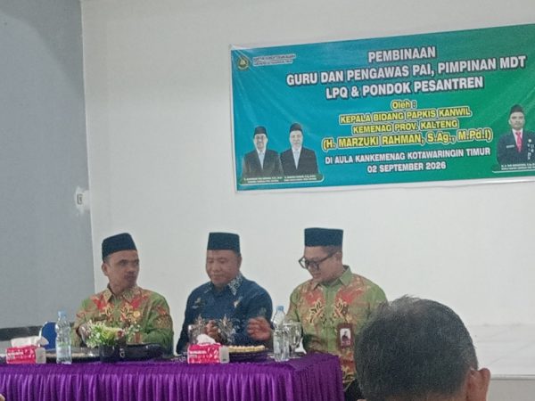 As Safrina Hadiri Pembinaan Pendidikan Keagamaan