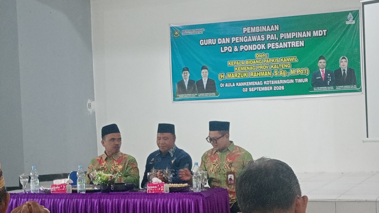 As Safrina Hadiri Pembinaan Pendidikan Keagamaan